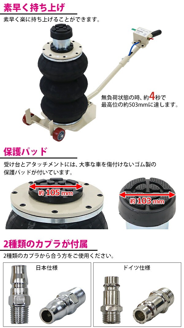����̵�� �Х롼�󥸥�å� �㾲������ �����å������դ� �ǹ��503mm �������Х롼�󥸥�å� 3�� ǽ����3t ��3.0t ��3000kg �������� ����������å� �ե�������å� �٥�����������å� ���졼������å� �ȥ�å� ����å� ����å����å� ������� abljackt1033tat