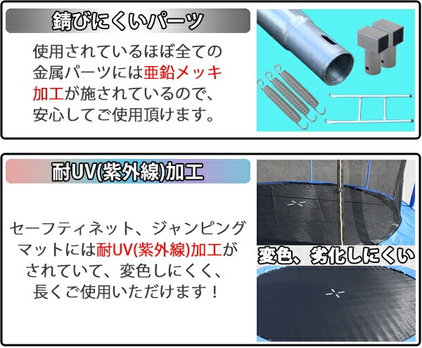 ����̵�� �ȥ��ݥ�� 8FT ľ����2.43m �緿 �ݸ�ͥå� �����եƥ��ͥå� �Ϥ����դ� �Ѳٽ���140kg ��� �Ҷ� �������å� �ȥ졼�˥� ������������ �ե��åȥͥ� �δ� ͭ���� ��ư ��ư��­��� ���� ���� ��Ω ���ץ�� ���С� ͷ�� ž���ɻ� trampoz8ft