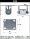 ̵ 㥹 ꥭ㥹  ʥ 4ĥå ѥ㥹 Ѳٽ500kg(1Ĥ) ľ49mm 54mm  ʥ   Ҹ   cstrnyfin50r4p