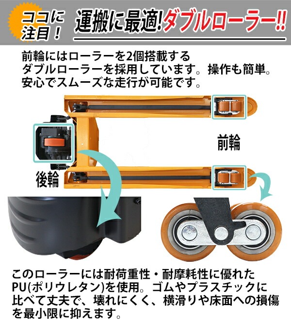 ����̵�� ������ ��ư���� �ϥ�ɥ�ե� PSEŬ�� ������685mm �ե�����Ĺ����1220mm ��2.0t ��2000kg ���٤�3���顼 �������ϥ�ɥ�ե� ������ ��ư����  ��ư�� ���ż� ���֥�����顼 �ϥ�ɥѥ�å� �ϥ�ɥѥ�åȥȥ�å� �ϥ�ɥ�ե��� ehandpp20w685