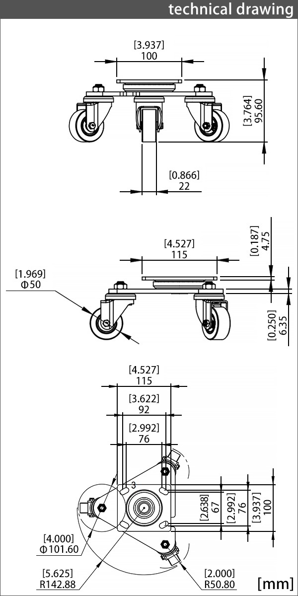 ̵ 3إ㥹 ߥ㥹 ȥ륿  ʥ 1 ñ ѥ㥹 Ѳٽ220kg(1Ĥ) ľ50mm 22mm 3ؼߥ㥹 ȥ饤󥰥 ߼ ʥ   Ҹ   3wlcstr2201p