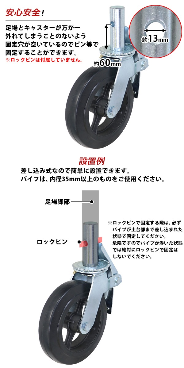 ����̵�� ���㥹���� ­�쥭�㥹���� ���ߥ��㥹���� ������ ������ ���ȥåѡ��դ� 1�� ñ�� �����ѥ��㥹���� �Ѳٽ���250kg(1�Ĥ�����) ����ľ����200mm ����50mm ���߼� ���७�㥹���� ������� ��С� ������󥰥�� ���� �Ҹ� ��� ���� scacsrufrs0801p