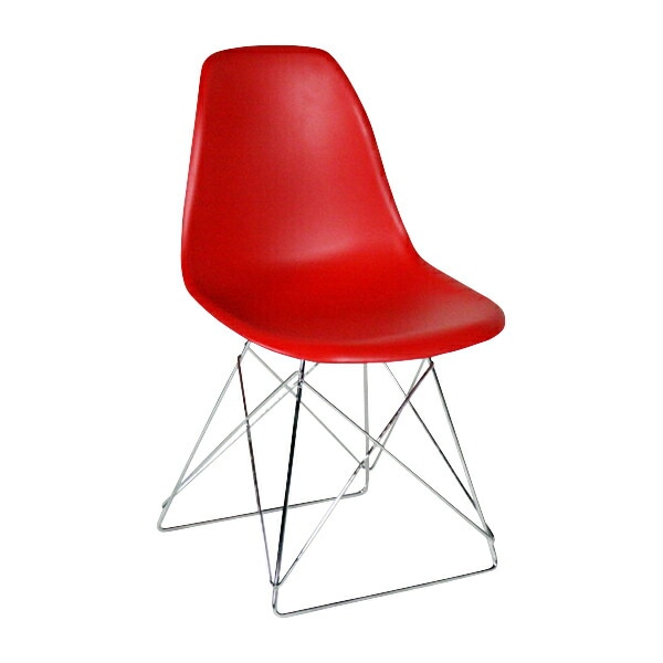 イームズシェルチェア,ダイニングチェア,キャッツクレイドル,レッド