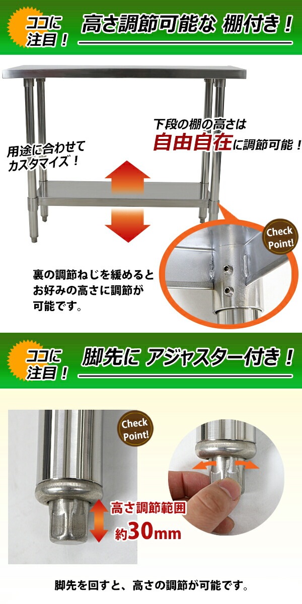 ����̵�� �����륹�ƥ�쥹����� 2�� �Ѳٽ���190kg ����1000�߱���450�߹⤵800mm �ĸ���1.2mm SUS430 �����Υߡ���ǥ� ���ƥ�쥹�ơ��֥� ����ơ��֥� ���ƥ�쥹�� ��̳�� ���å���ơ��֥� Ĵ�� ê�դ� ��� �� ���ƥ�쥹�� ���� ���å��� ��˼ wtsteco4501000