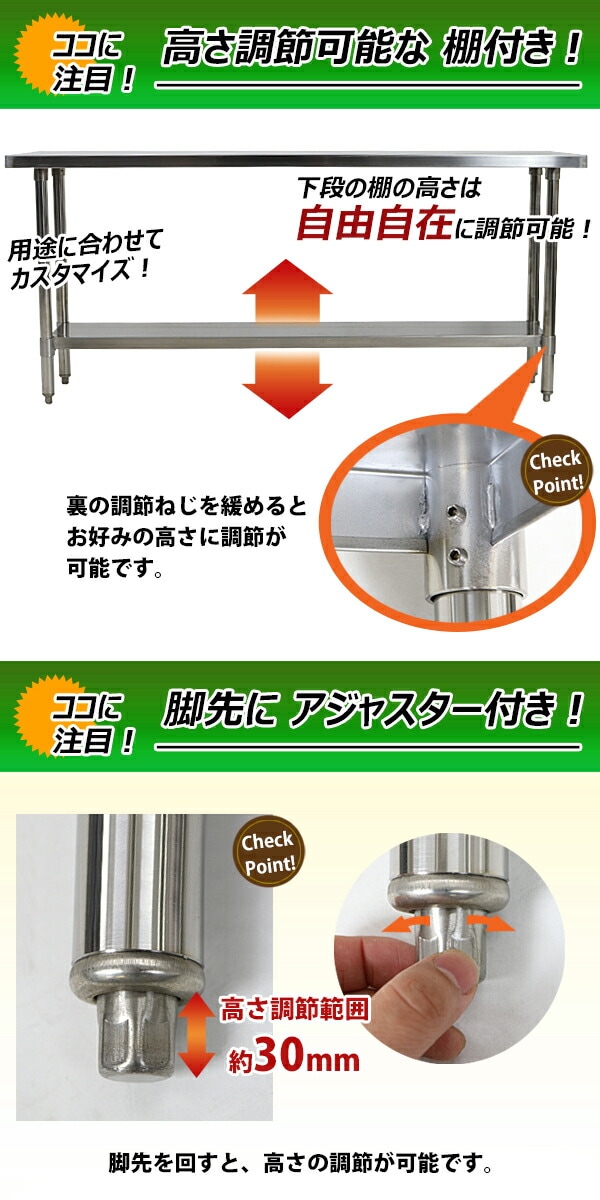 ����̵�� �����륹�ƥ�쥹����� 2�� �Ѳٽ���210kg ����1800�߱���450�߹⤵800mm �ĸ���1.2mm SUS430 �����Υߡ���ǥ� ���ƥ�쥹�ơ��֥� ����ơ��֥� ���ƥ�쥹�� ��̳�� ���å���ơ��֥� Ĵ�� ê�դ� ��� �� ���ƥ�쥹�� ���� ���å��� ��˼ wtsteco4501800