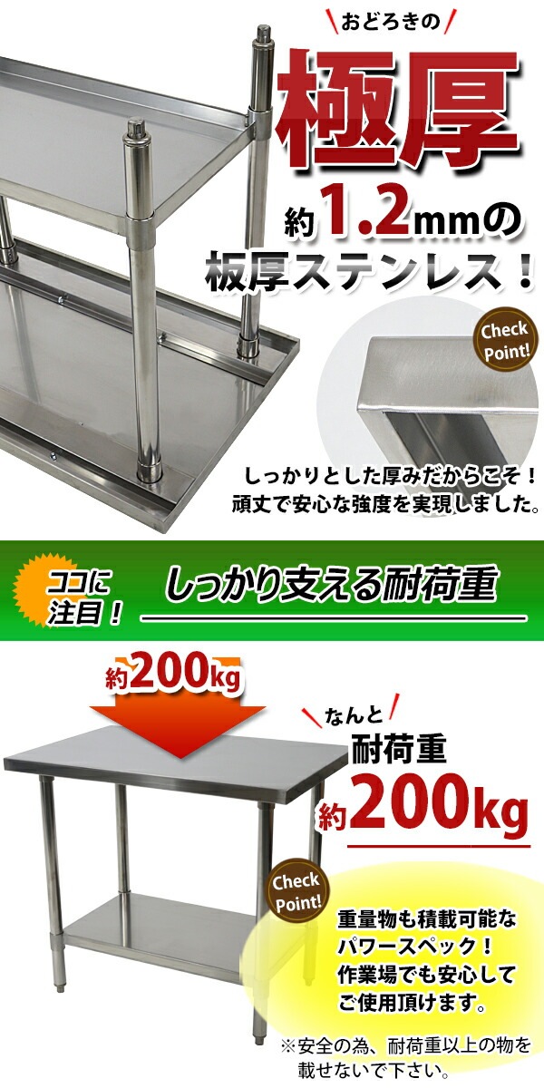 ����̵�� �����륹�ƥ�쥹����� 2�� �Ѳٽ���200kg ����900�߱���600�߹⤵800mm �ĸ���1.2mm SUS430 �����Υߡ���ǥ� ���ƥ�쥹�ơ��֥� ����ơ��֥� ���ƥ�쥹�� ��̳�� ���å���ơ��֥� Ĵ�� ê�դ� ��� �� ���ƥ�쥹�� ���� ���å��� ��˼ wtsteco600900