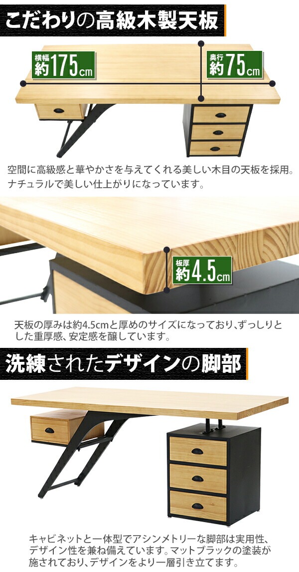 ����̵�� ���ե����ǥ��� ���ե����ơ��֥� ����ߥʥ������ ���å� ��W1750����D750����H750mm �ѥ���� ������� �ǥ��� �� �ơ��֥� ŷ�� ������4.5cm �Ѳٽ���100kg ���Ф� �����Ф� ����ӥͥå� ����ǥ��� ��̳�� �ǥ�����ǥ��� �ѥ�����ǥ��� t001p175s1011l1p