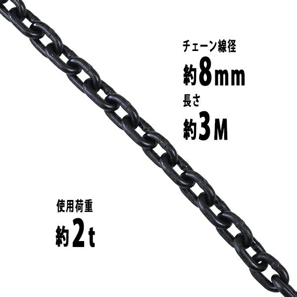 ̵  8mm Ѳٽ2t 2000kg 3m G80 Υߡǥ   ߤ 󥹥 󥰥 󥯥   졼 ۥ ̳ݤ ߤ夲    Ŵ ͢ ¤ chain8mm3m