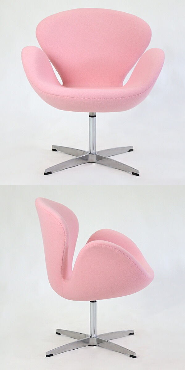 ����̵�� ���� ����������(Swan Chair) �̲��ǥ����� �ե��֥�å� LIGHTPINK �饤�ȥԥ�
