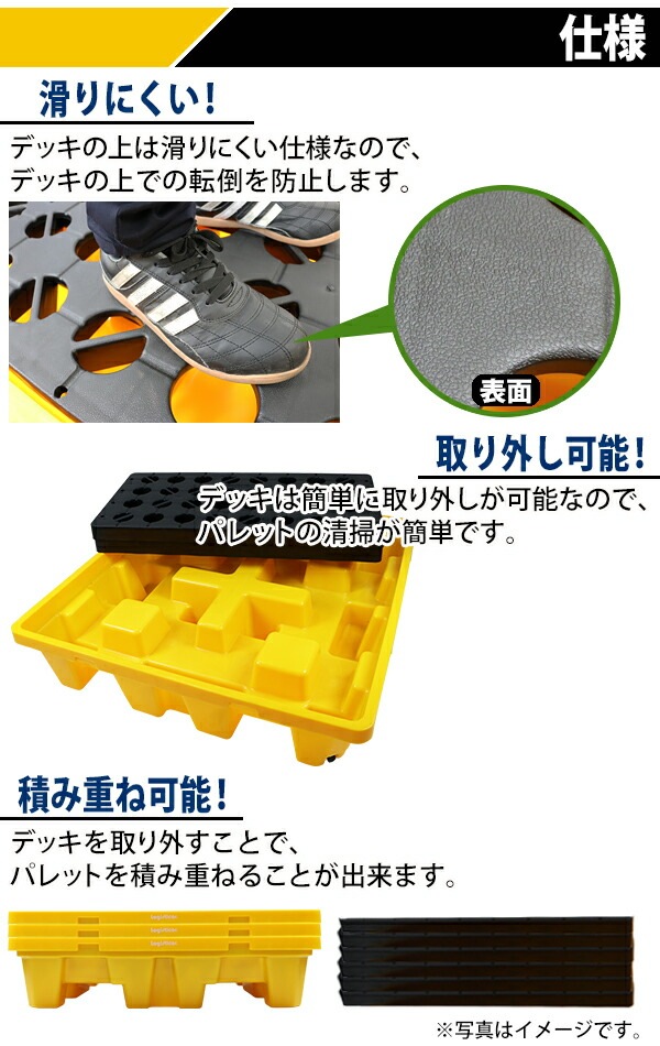 ����̵�� �ɥ����ѥѥ�å� ���� �ɥ���դ� 4�ɥ����� ��W1300��D1300��H300mm �����Ѳٽ���3000kg �������� �ץ饹���å��ѥ�å� �ɥ��� �ѥ�å� �ǥå� �ץ�ѥ� �ɥ�åץǥå� �ɥ��̥ȥ쥤 ���ԥ�ѥ�å� ���ԥ�ǥå� 4dpalletw13d13h30