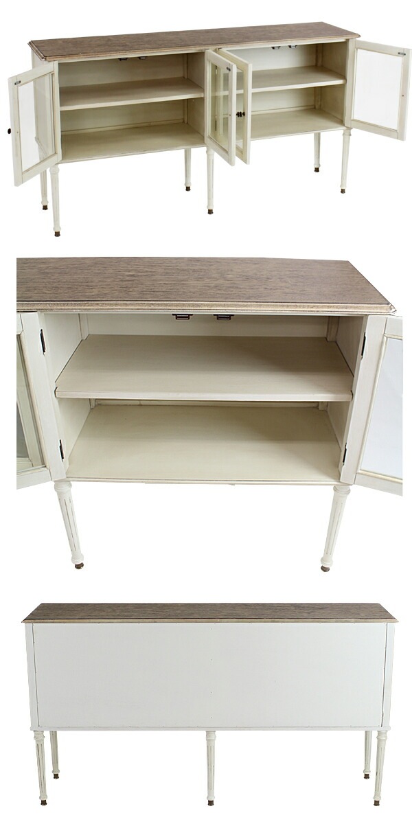 ����̵�� ���� ����ƥ�����Ĵ �����ɥ���ӥͥå� W��160��D��40��H��86cm �ۥ磻�� ����ƥ������ȶ� ���� ����ƥ������� ����ƥ����� ����ƥꥢ �ȶ� �����ɥܡ��� ����ӥ� ����ӥͥå� ����ê ��Ǽ ê ���� ��ӥ� ����ӡ����å� ����ӡ� �� antiqueh03wh