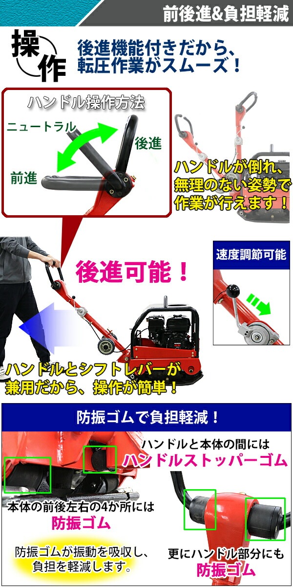 �ץ졼�ȥ���ѥ����� ����ʲ�ǽ ������ Honda GX160��¢ 4���ȥ����� 5.5���� ��133Kg ��ư�ѥ������դ� ž���� ž������ �ץ졼�ȥ��ޡ� ž���ץ졼�� ���ޡ� �������� �������� ���ߵ��� ��ư �ۥ�� ����̵�� platecompactorp40
