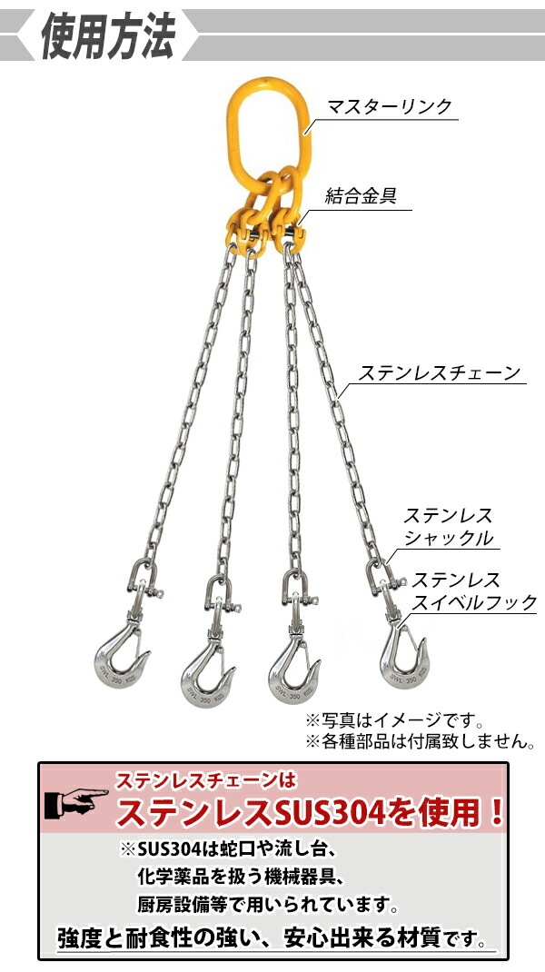 ����̵�� ���ƥ�쥹�������� �������� ������8mm ���Ѳٽ���800kg ��8m SUS304 JIS���� ���ƥ�쥹�� �� ������ �ߤ�� �������󥹥�� ����󥰥������� ��󥯥������� �������� ��� ���졼�� �ۥ����� �̳ݤ� �ߤ�夲 ���� ���� ��ޤ�� suschain8mm8m