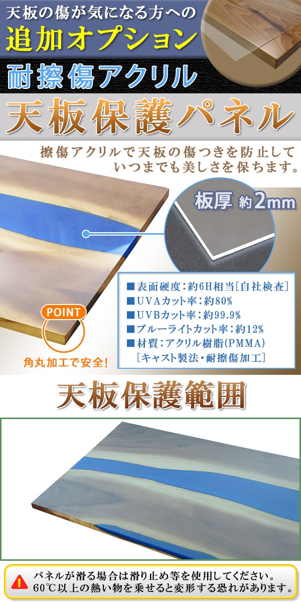 一点限り,天板,デスク,テーブル,天板のみ,ウォールナット材,エポキシ