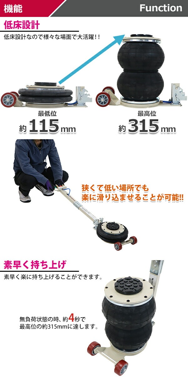 ����̵�� �Х롼�󥸥�å� �㾲������ �������Х롼�󥸥�å� 2�� ǽ����2t ��2.0t ��2000kg �ϥ�ɥ�3�ʳ�Ĵ�� �������� ����������å� �ե�������å� �٥�����������å� ���졼������å� �ȥ�å� ����å� ����å����å� ���ƥʥ� ������� abljackt102a2t