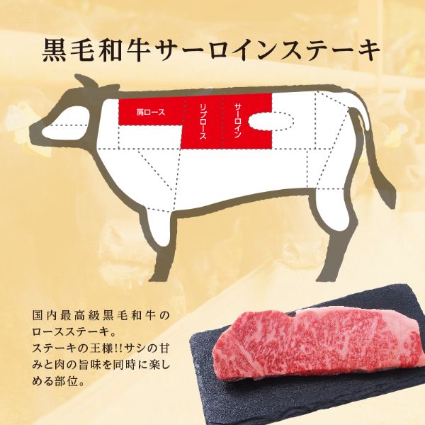 黒毛和牛ロースステーキ(200ｇ)