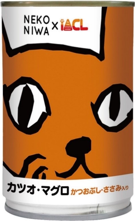 猫庭 猫缶 カツオ・マグロ かつおぶし・ささみ入り 400g