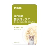 猫の時間 贅沢ミックス　まぐろ・かつお・ささみ　ほたて味　60g