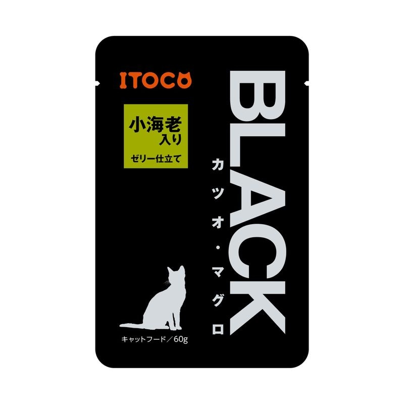 BLACK カツオ・マグロ　小海老入り　ゼリー仕立て 60g