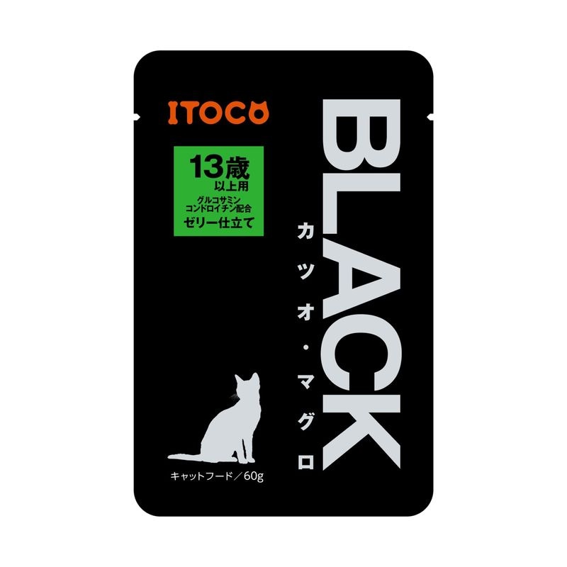 BLACK　カツオ・マグロ　13歳以上用　ゼリー仕立て 60g