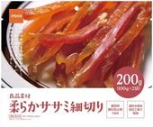 良品素材 柔らかササミ細切り 中袋200g(100g×2袋)