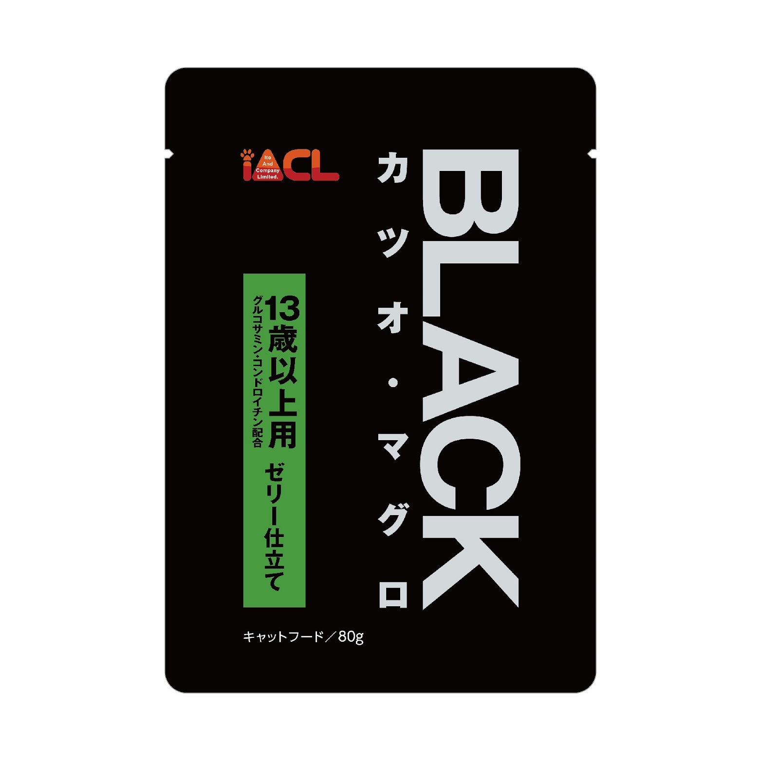 BLACK　カツオ・マグロ　13歳以上用　ゼリー仕立て 80g