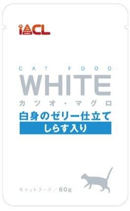 WHITE　カツオ・マグロ　白身のゼリー仕立て しらす入り　60g