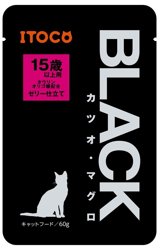 BLACK　カツオ・マグロ　15歳以上用　ゼリー仕立て 60g
