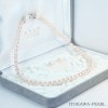 花珠真珠 範疇２点セット　あこや真珠ネックレス＜6.5mm＞ 鑑別書付 NE-1512
