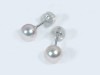 あこや真珠ピアス＜6.5mm＞スタッド・K14WG PE-6699