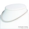 あこや真珠ベビーパールネックレス＜3〜3.5mm＞アジャスター・K14WG N-11779|ベビーパールネックレス＜3〜3.5mm＞|ベビーパールネックレス