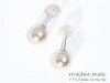 花珠真珠あこや真珠ピアス＜7.5mm＞スタッドK14WG PE-7339|真珠ピアス＜7mm＞|真珠ピアス