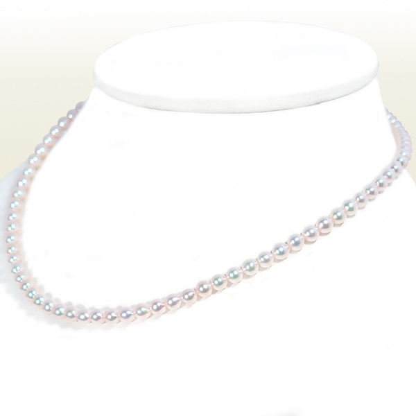 あこや真珠ベビーパールネックレス＜4.5～5mm＞アジャスター・K18YG N-12563