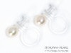あこや真珠ノンホールピアス＜4mm＞樹脂製イヤリング　E-4806|ノンホールピアス(樹脂イヤリング)|真珠イヤリング
