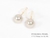 あこや真珠ピアス＜5.6mm＞スタッド・K18YG PE-7438