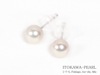 あこや真珠ピアス＜5.8mm＞スタッド・K14WG PE-7440