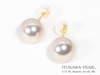 あこや真珠ピアス＜8.5mm＞スタッド・K18YG PE-7477