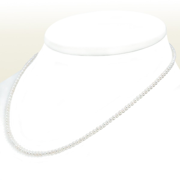 4055:あこや真珠ベビーパールネックレス<2.5〜3mm>N-12928 あこや真珠 ベビーパールネックレス<2.5~3mm>アジャスター