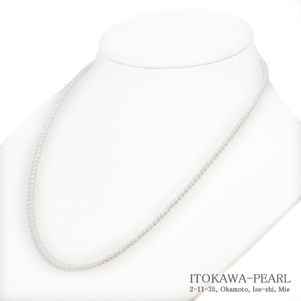 ベビーパールロングネックレス(50cm)あこや真珠ネックレス＜2.5
