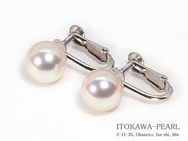 専用！あこや本真珠ひと粒イヤリングagete.NOJESS.AHKAH.IENA あこや真珠イヤリング＜8.8mm＞ネジバネ式・シルバー E-4830 | 真珠
