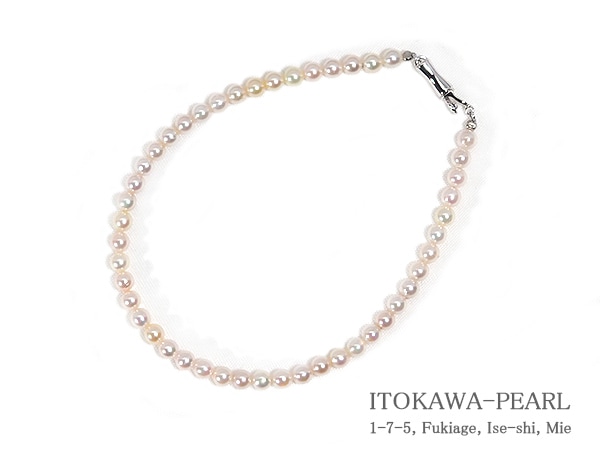 あこや真珠ブレスレット＜3～3.5mm＞差し込み式/シルバー（18cm）V-1764