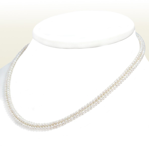 ベビーパールロングネックレス(81.5cm) あこや真珠ネックレス＜2.5～3mm＞N-12982