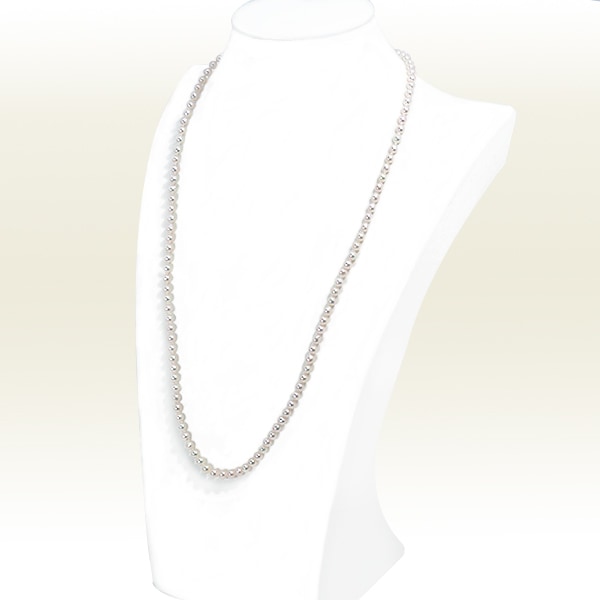 ベビーパールロングネックレス(66cm)　 あこや真珠ネックレス＜4.5～5mm＞N-13003