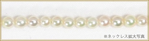 あこや真珠ベビーパールネックレス＜2.5～3mm＞アジャスター・シルバー N-13044