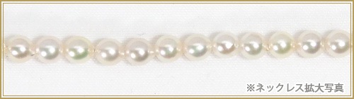 あこや真珠ベビーパールネックレス<3.5~4mm>アジャスター・シルバー N-13047