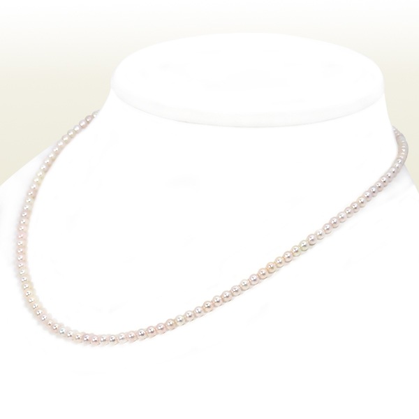 あこや真珠 ベビーパールネックレス＜3～3.5mm＞アジャスター 