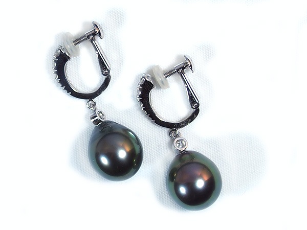 �֥�å��� ���ҥ�������󥰡�11mm��ͥ��Хͼ���K14WG����������� 022ct��2 E-4017