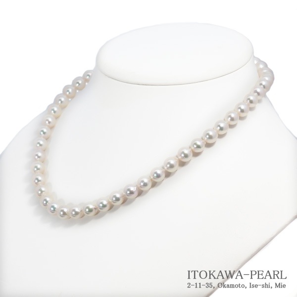 あこや真珠パールネックレス＜8～8.5mm＞N-13021