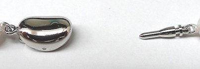 オーロラ天女花珠真珠あこや真珠ネックレス＜8.5～9mm＞鑑別書付　N-11881