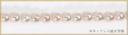 あこや真珠ベビーパールネックレス＜3～3.5mm＞アジャスター・シルバー N-13025